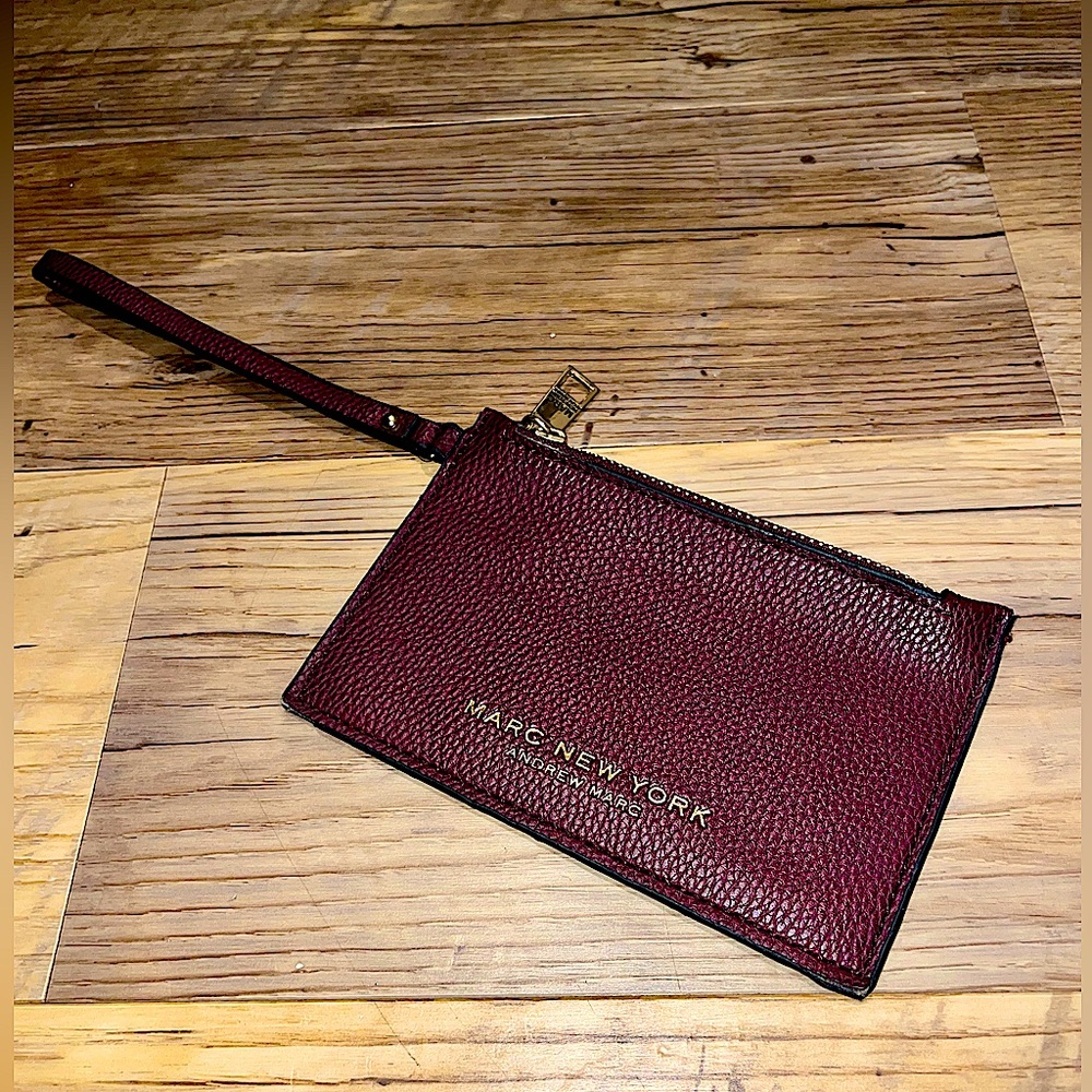Marc New York Leather Wristlet- EUC